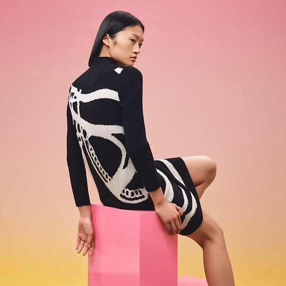 Brand New Hermes Cashmere Midi Dress - Picture 5 of 13